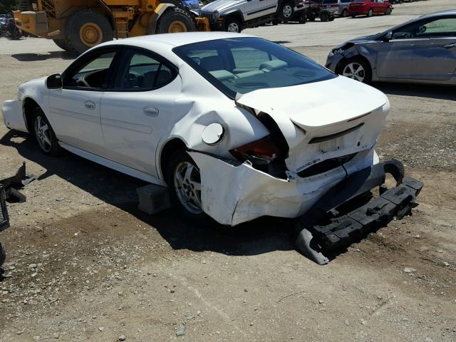 2G2WP522841127336 - 2004 PONTIAC GRAND PRIX WHITE photo 3