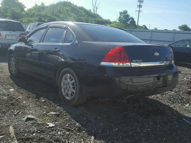 2G1WS57M491318711 - 2009 CHEVROLET IMPALA POL BLACK photo 3