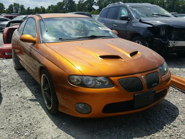 6G2VX12UX6L820642 - 2006 PONTIAC GTO ORANGE photo 1