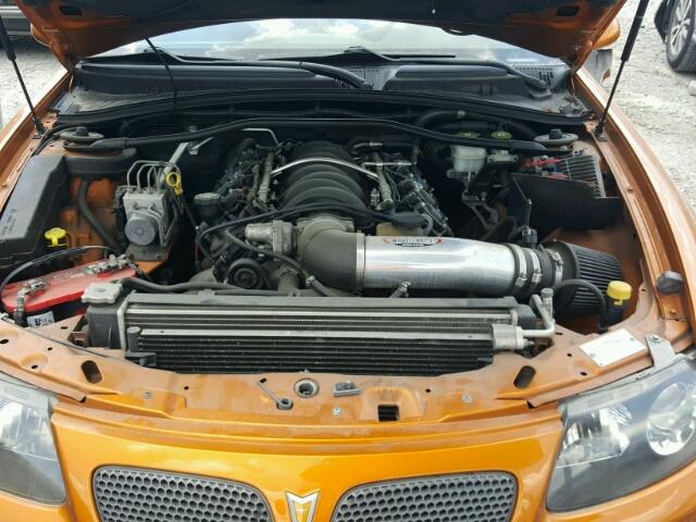 6G2VX12UX6L820642 - 2006 PONTIAC GTO ORANGE photo 7