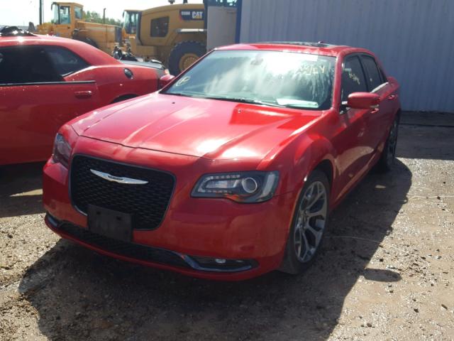 2C3CCABG5FH905301 - 2015 CHRYSLER 300 S RED photo 2