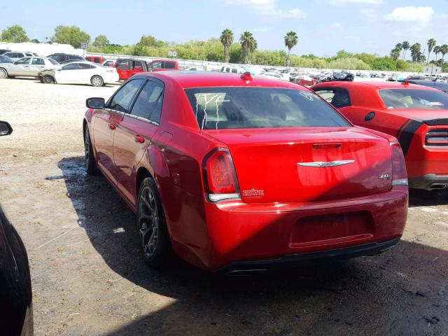 2C3CCABG5FH905301 - 2015 CHRYSLER 300 S RED photo 3