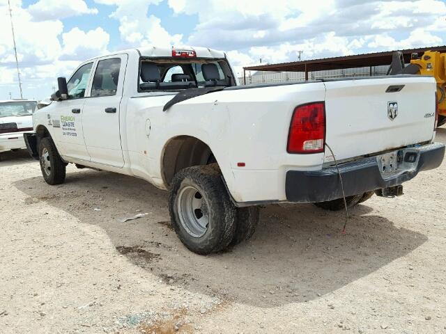 3C63RRGL6DG556118 - 2013 RAM 3500 ST WHITE photo 3