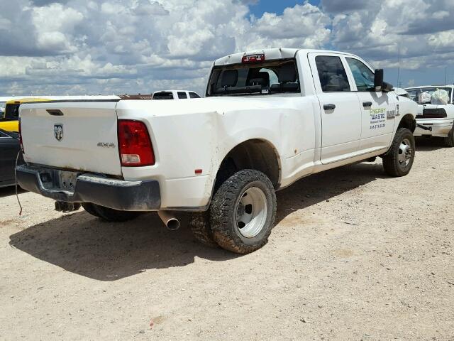 3C63RRGL6DG556118 - 2013 RAM 3500 ST WHITE photo 4