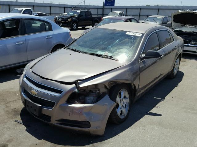 1G1ZA5EUXCF220074 - 2012 CHEVROLET MALIBU LS BROWN photo 2