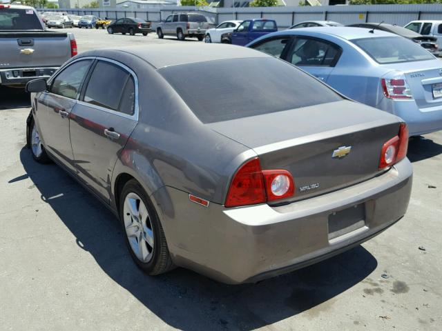 1G1ZA5EUXCF220074 - 2012 CHEVROLET MALIBU LS BROWN photo 3