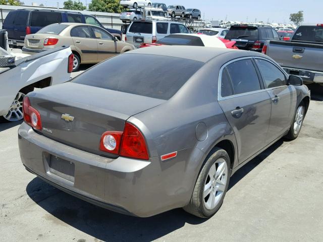 1G1ZA5EUXCF220074 - 2012 CHEVROLET MALIBU LS BROWN photo 4