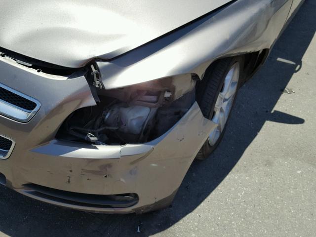 1G1ZA5EUXCF220074 - 2012 CHEVROLET MALIBU LS BROWN photo 9