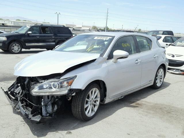 JTHKD5BH4D2172635 - 2013 LEXUS CT 200 SILVER photo 2