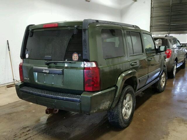 1J8HG48K48C189220 - 2008 JEEP COMMANDER GREEN photo 4