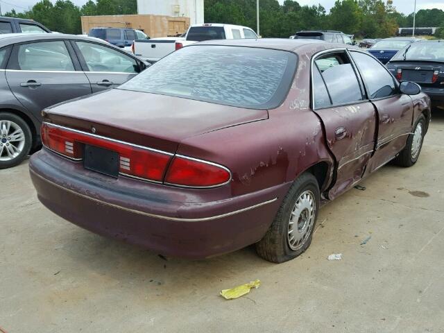 2G4WS52M6X1439733 - 1999 BUICK CENTURY CU BURGUNDY photo 4