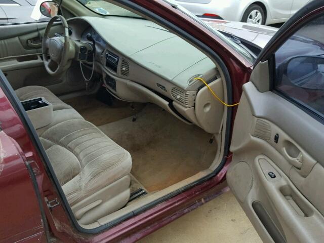 2G4WS52M6X1439733 - 1999 BUICK CENTURY CU BURGUNDY photo 5