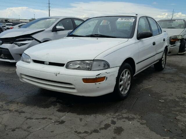 1Y1SK5382RZ039954 - 1994 GEO PRIZM WHITE photo 2