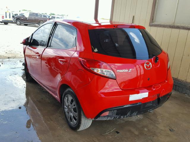 JM1DE1KY8E0175678 - 2014 MAZDA MAZDA2 SPO RED photo 3