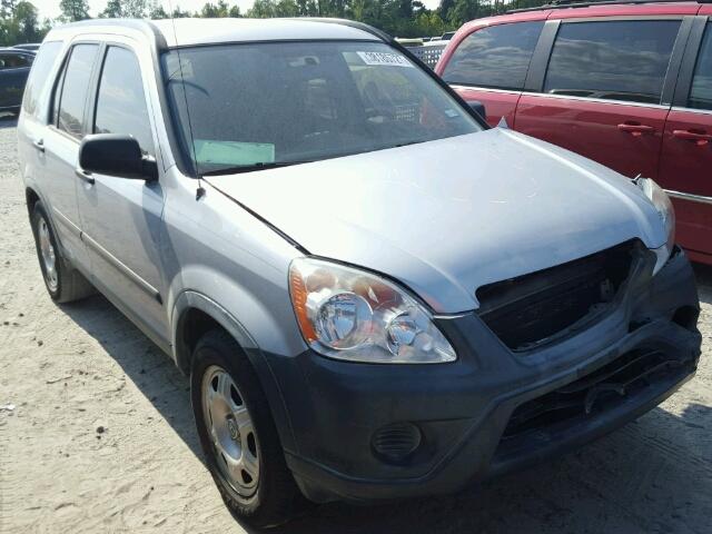 JHLRD68525C006115 - 2005 HONDA CR-V LX SILVER photo 1