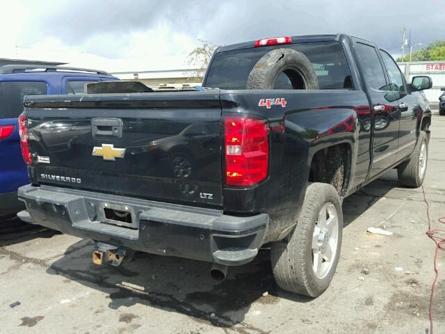 1GC1KWEG3FF674043 - 2015 CHEVROLET SILVERADO BLACK photo 4