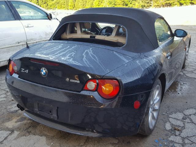 4USBT33433LR64248 - 2003 BMW Z4 2.5 BLACK photo 4