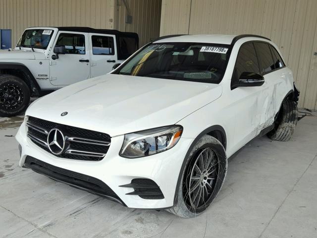 WDC0G4JB8GF079728 - 2016 MERCEDES-BENZ GLC 300 WHITE photo 2