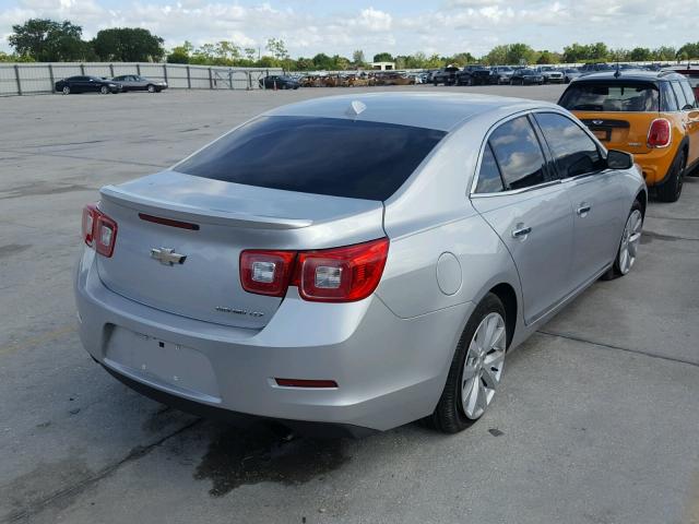 1G11H5SL9EF186944 - 2014 CHEVROLET MALIBU LTZ 银色 照片 4