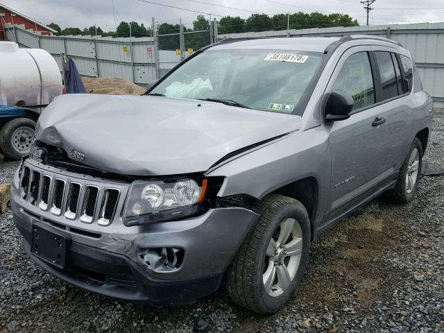 1C4NJDBB4ED908315 - 2014 JEEP COMPASS SP 灰色 照片 2
