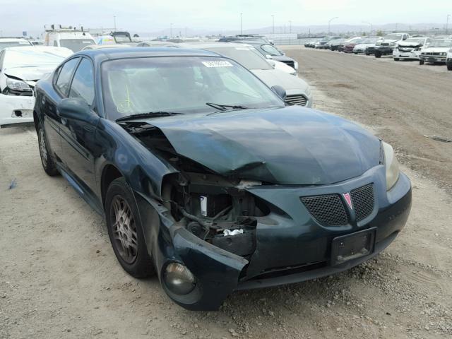 2G2WP522141307452 - 2004 PONTIAC GRAND PRIX GREEN photo 1