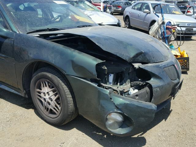 2G2WP522141307452 - 2004 PONTIAC GRAND PRIX GREEN photo 9
