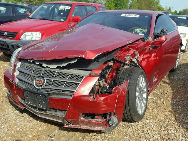 1G6DL1ED4B0152847 - 2011 CADILLAC CTS PERFOR أحمر صورة 2