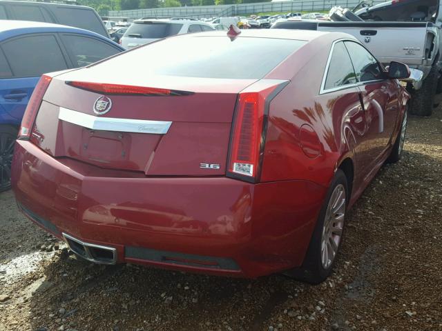 1G6DL1ED4B0152847 - 2011 CADILLAC CTS PERFOR RED photo 4