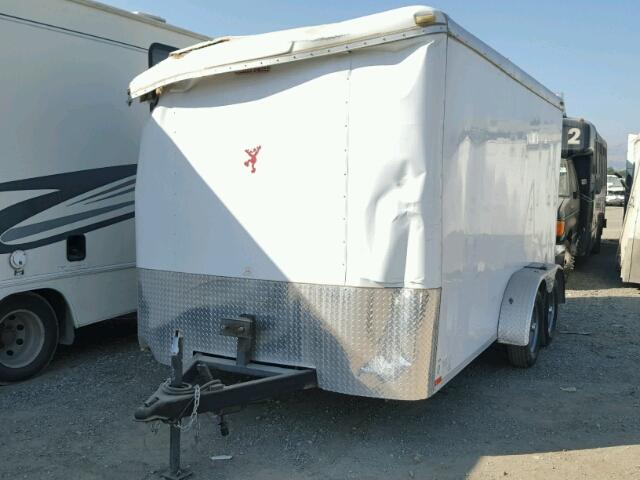 5NHUCM423DT438458 - 2013 CARGO TRAILER WHITE photo 2