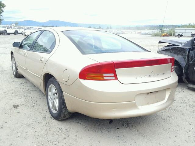 2B3HD46R41H576015 - 2001 DODGE INTREPID S GOLD photo 3