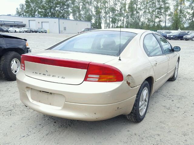 2B3HD46R41H576015 - 2001 DODGE INTREPID S GOLD photo 4