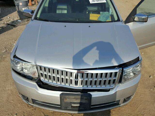 3LNHM28T87R666983 - 2007 LINCOLN MKZ SILVER photo 7