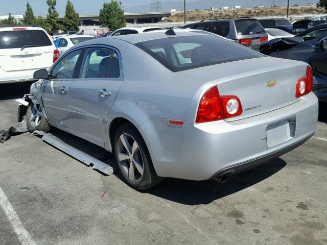 1G1ZD5EU9CF360320 - 2012 CHEVROLET MALIBU 2LT SILVER photo 3