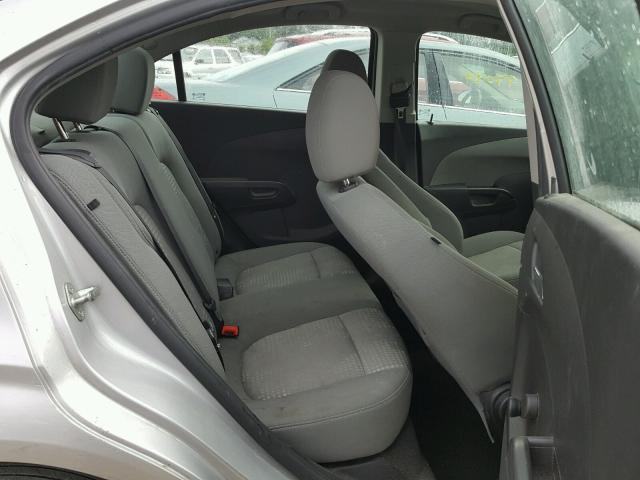 1G1JA5SH6E4149247 - 2014 CHEVROLET SONIC LS SILVER photo 6