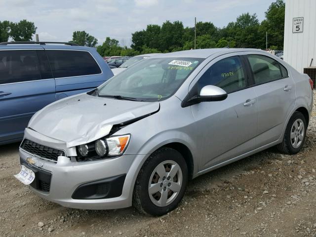 1G1JA5SH6E4149247 - 2014 CHEVROLET SONIC LS SILVER photo 9