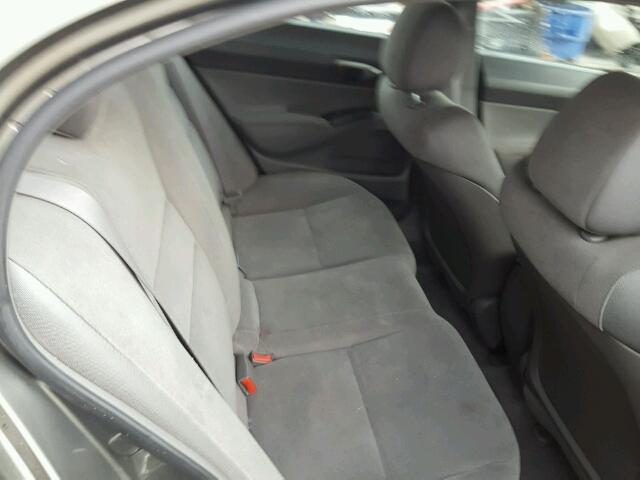 1HGFA16598L003216 - 2008 HONDA CIVIC LX GRAY photo 6