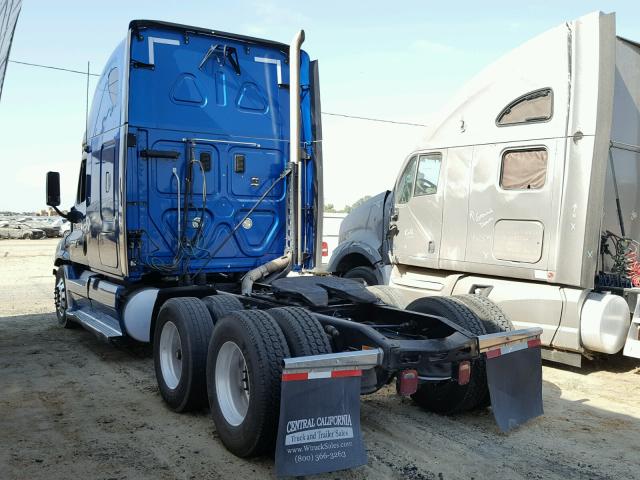 1FUJGLDR0CS677349 - 2012 FREIGHTLINER CASCADIA 1 BLUE photo 3