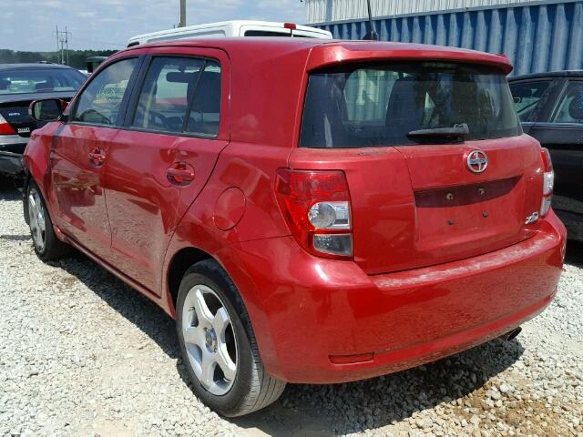 JTKKUPB47D1038856 - 2013 TOYOTA SCION XD RED photo 3