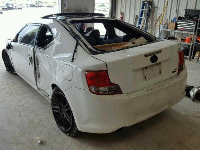 JTKJF5C79B3010173 - 2011 TOYOTA SCION TC 白色 照片 3