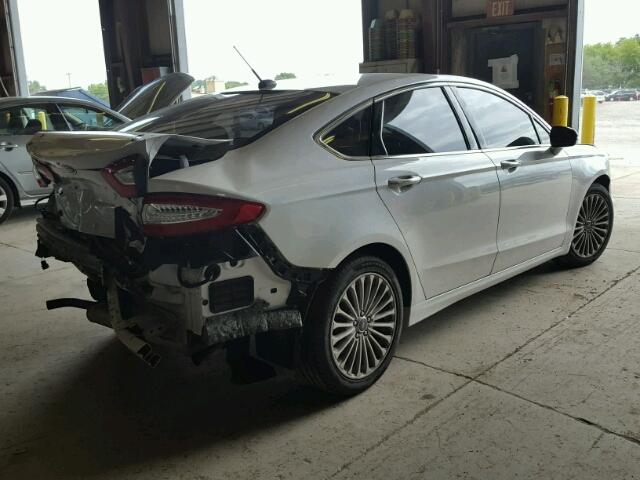 3FA6P0K96GR228277 - 2016 FORD FUSION TIT WHITE photo 4