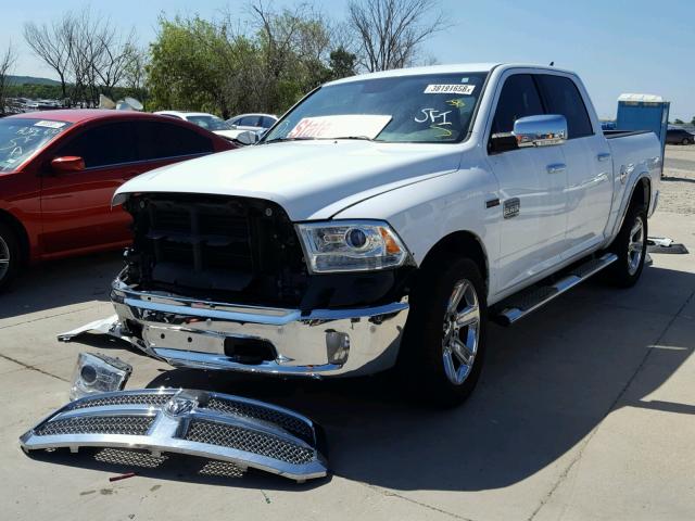 1C6RR7PM3ES311648 - 2014 RAM 1500 LONGH WHITE photo 2