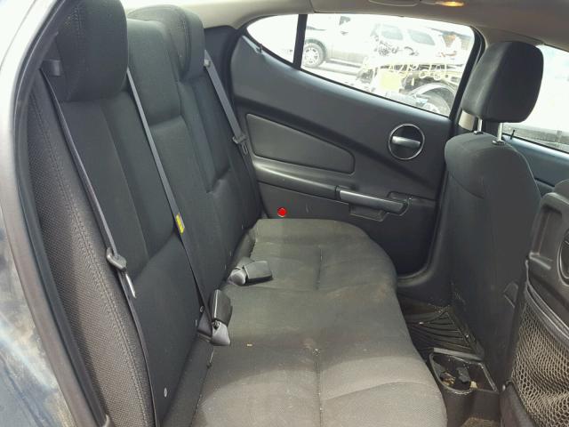 2G2WP552161154859 - 2006 PONTIAC GRAND PRIX TURQUOISE photo 6