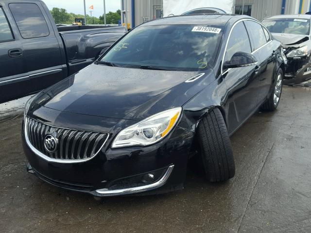 2G4GK5EX4G9200578 - 2016 BUICK REGAL BLACK photo 2