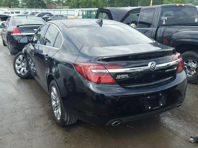 2G4GK5EX4G9200578 - 2016 BUICK REGAL BLACK photo 3