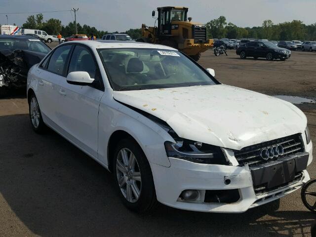 WAUAFAFL5AN016710 - 2010 AUDI A4 PREMIUM WHITE photo 1