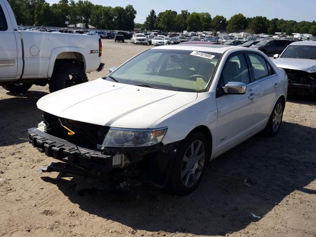 3LNHM26T28R650900 - 2008 LINCOLN MKZ WHITE photo 2