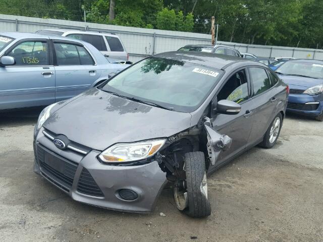 1FADP3F24EL172311 - 2014 FORD FOCUS SE GRAY photo 2