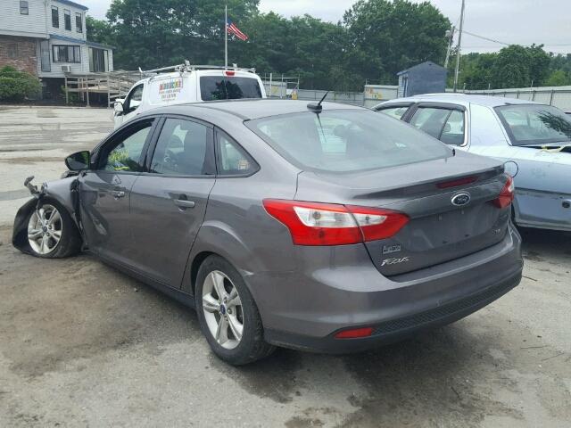 1FADP3F24EL172311 - 2014 FORD FOCUS SE GRAY photo 3