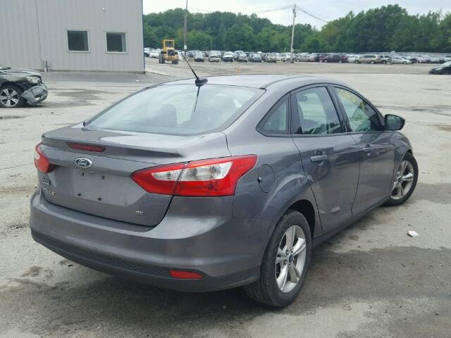 1FADP3F24EL172311 - 2014 FORD FOCUS SE GRAY photo 4