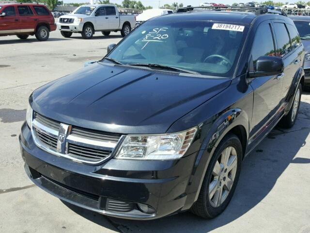 3D4GG67V99T244392 - 2009 DODGE JOURNEY R/ BLACK photo 2